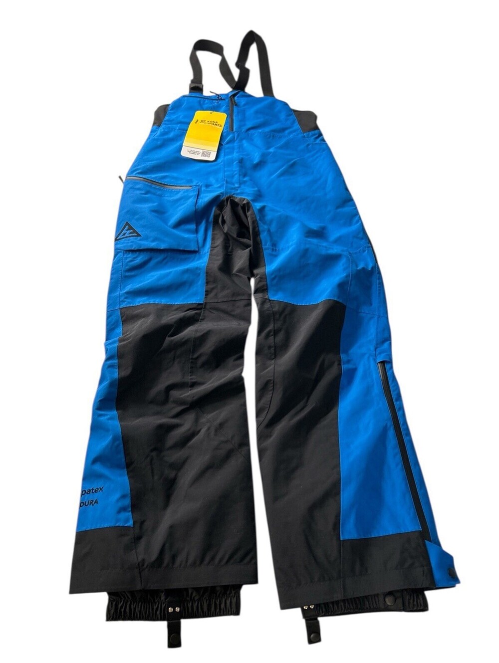 Ski-doo BC KONA HighPants Mens Medium Blue Black Ski Boarding Snow Bib Overalls
